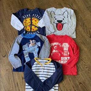 Carters Boys Long Sleeve Tee Bundle